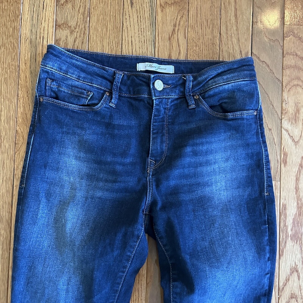 Mavi Jeans Alissa Size 27x28 High-Rise Super Skinny Stretch Blue Denim Jeans - Picture 3 of 9